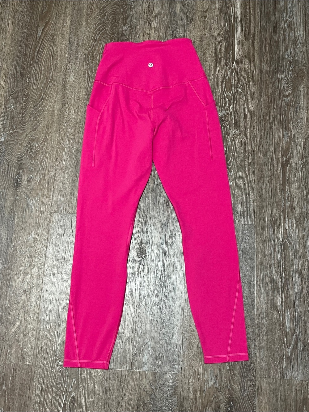 EUC Lululemon Matching Align Ripened Raspberry Set. Size 6 - Picture 6 of 11
